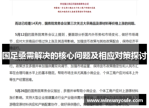 国足亟需解决的核心问题及相应对策探讨