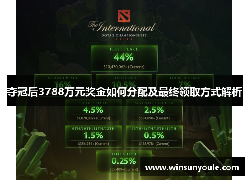 夺冠后3788万元奖金如何分配及最终领取方式解析
